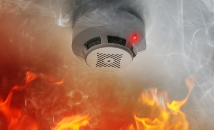 The fire alarm system.